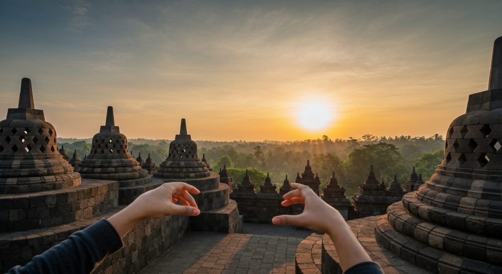 budget borobudur sunrise tour — Photorealistic editorial travel photograph relevant to: The honest, expert-planned autho