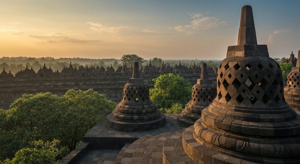 borobudur sunrise tour faq — Photorealistic editorial travel photograph relevant to: The honest, expert-planned authorit
