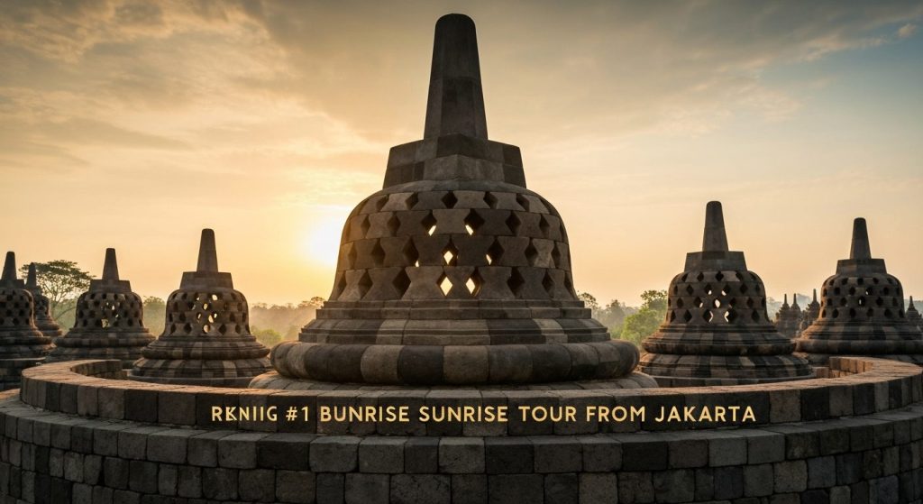borobudur sunrise tour from jakarta — Photorealistic editorial travel photograph relevant to: The honest, expert-planned