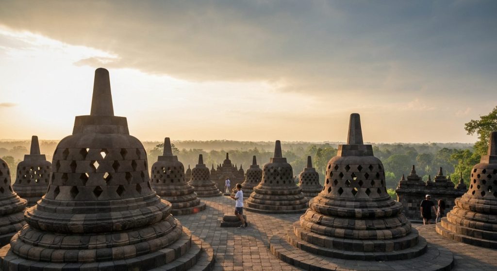 borobudur and prambanan tour — Photorealistic editorial travel photograph relevant to: The honest, expert-planned author