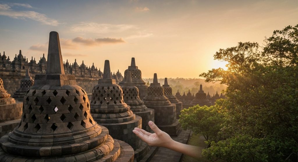 borobudur sunrise tour price — Photorealistic editorial travel photograph relevant to: The honest, expert-planned author